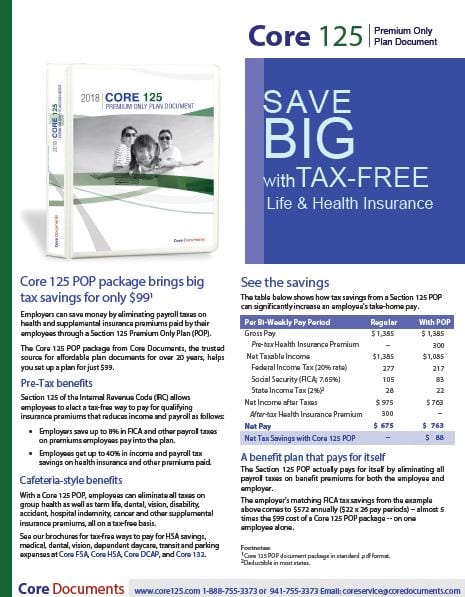 Core 125 brochure